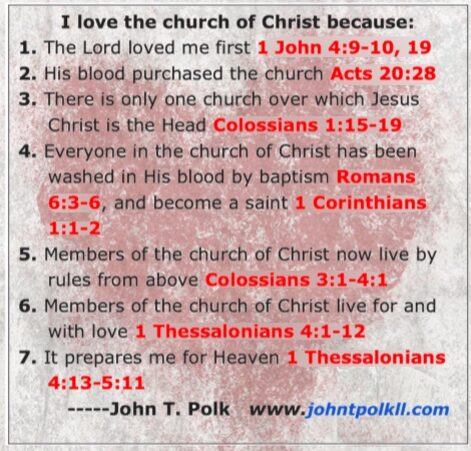 LoveTheChurch_1John4_9to10n19_Acts20_28_Colossians1_15to19_Romans6_3to6_1Corinthians1_1to2_Colossians3_1to4_1_1Thessalonians4